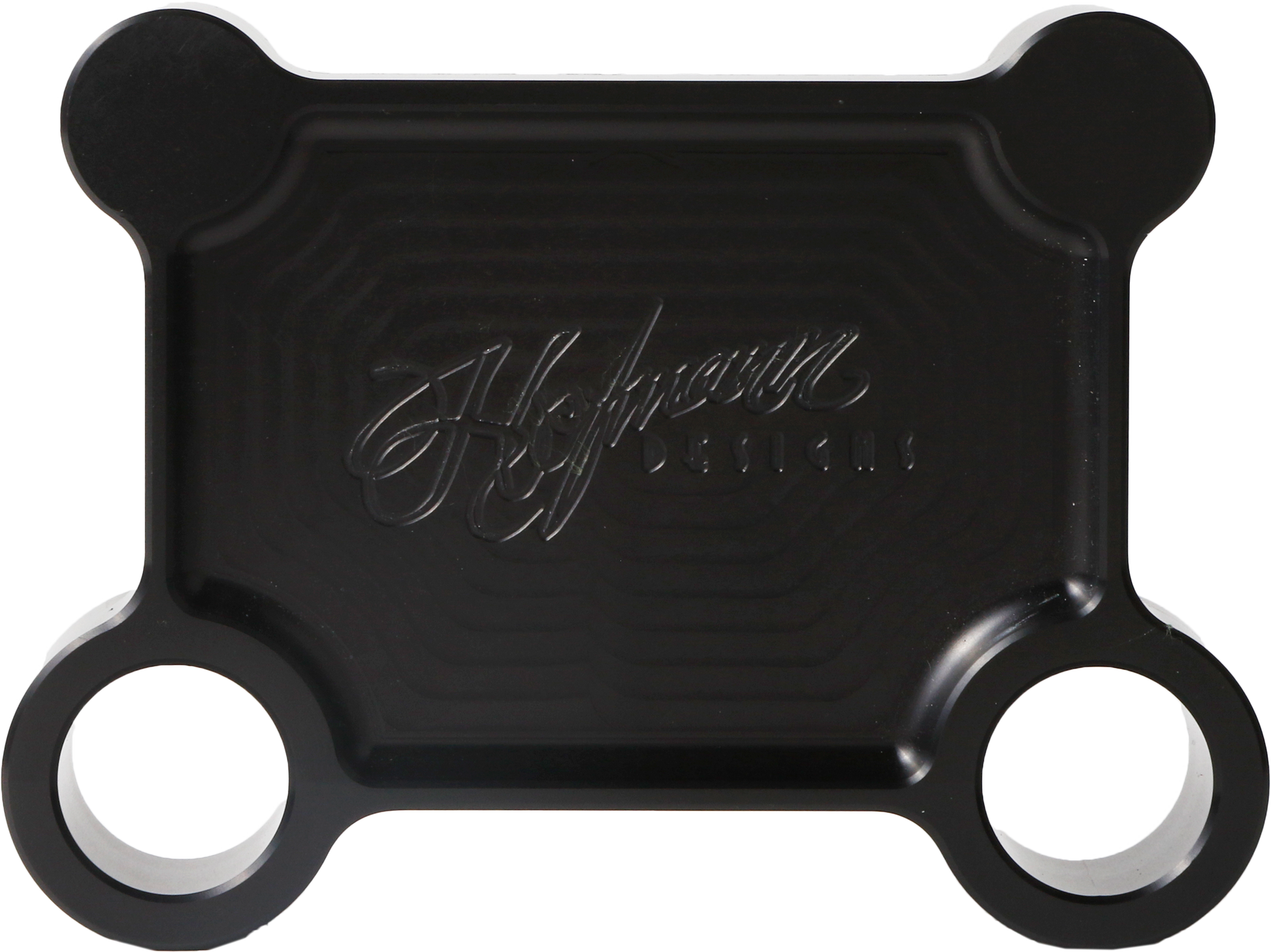 H/D Billet Pull Back Plate Black Batwing