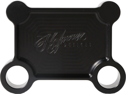 H/D Billet Pull Back Plate Black Batwing
