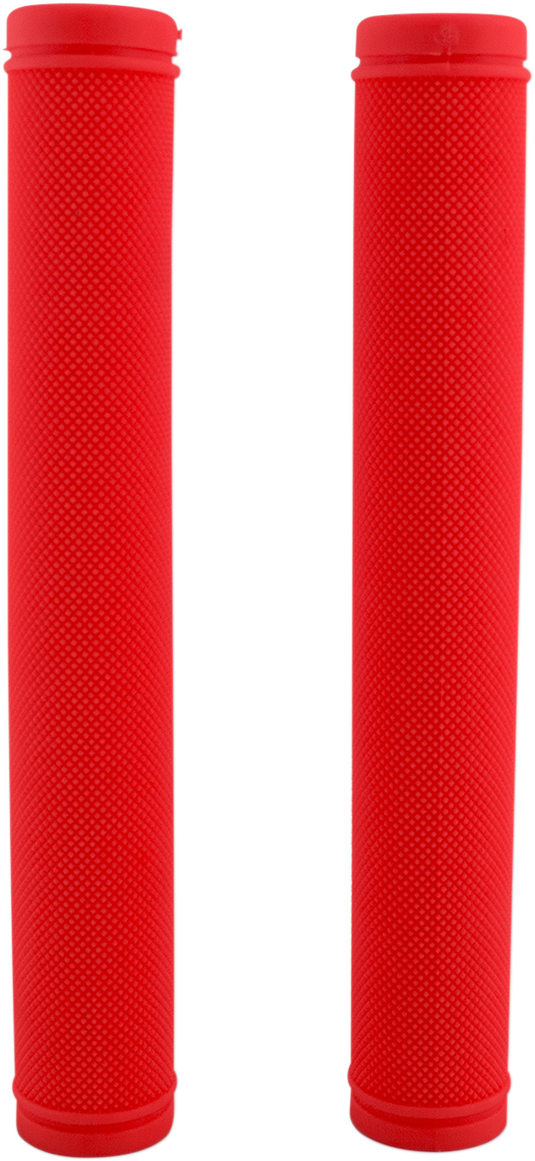 STARTING LINE PRODUCTS Micro Tack Grips - 7" - Red 32-446