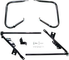 DRAG SPECIALTIES Saddlebag Support Brackets - Black - FL '09-'13 21058B