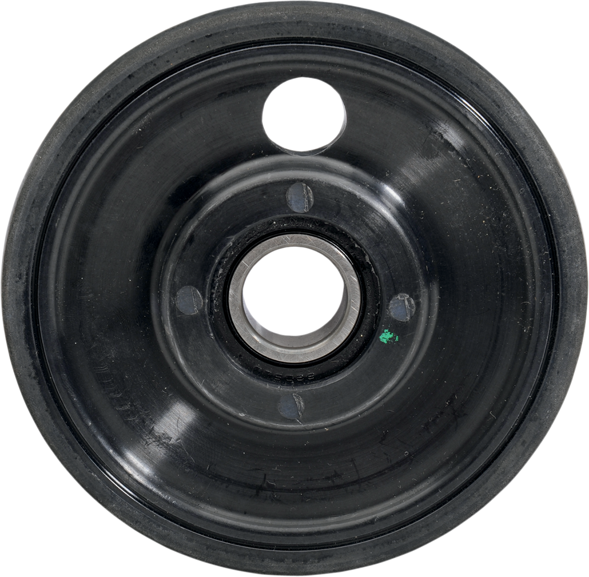 PARTS UNLIMITED Idler Wheel with 6005-2RS Bearing/Spacer - Black - 5.62" OD x 20 mm ID R5620E-2 001A