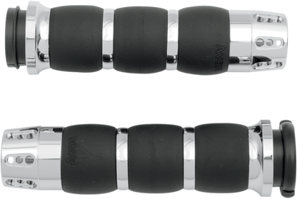 AVON GRIPS Gatlin Velvet Air Grips - TBW - Chrome AIR-93-FLY-GAT