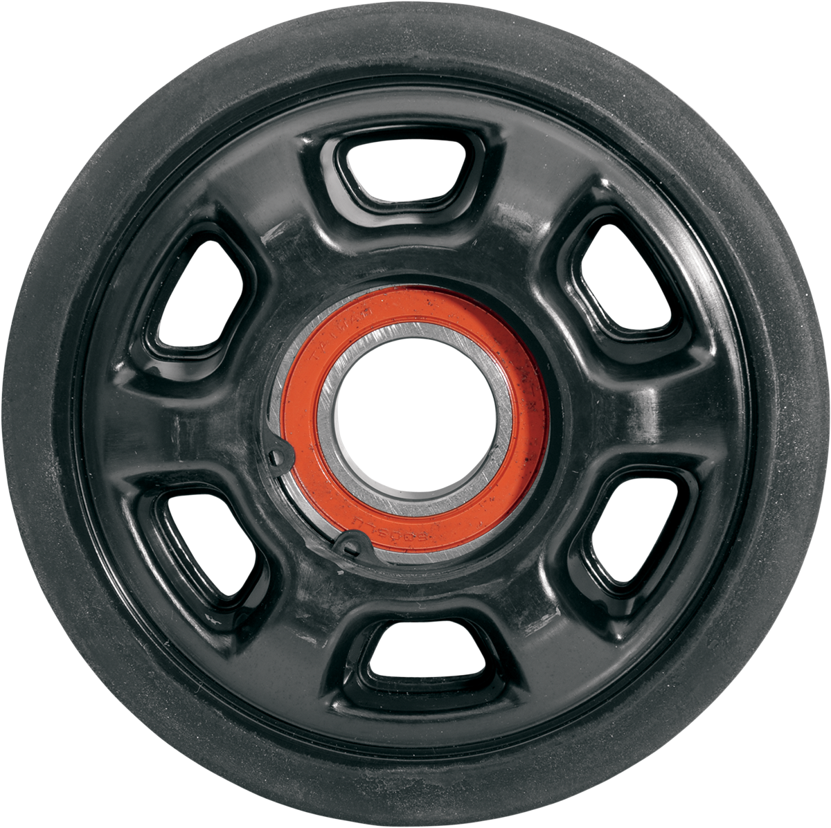 PARTS UNLIMITED Idler Wheel with Bearing 6005-2RS - Black - Group 19 - 130 mm OD x 1" ID R0130F-2 001A