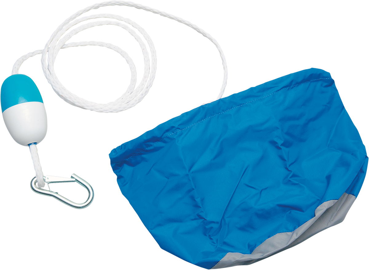 PARTS UNLIMITED Anchor Bag with Rope/Float - PWC - Blue A2381BLLM