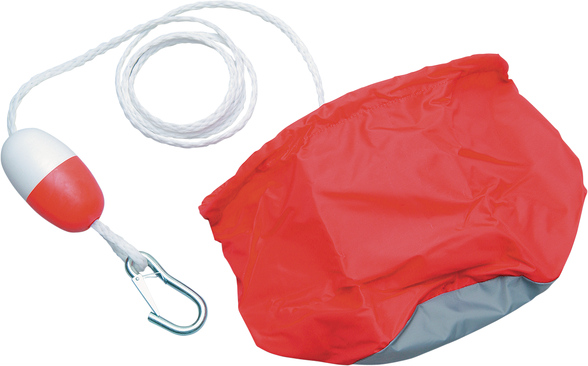 PARTS UNLIMITED Anchor Bag with Rope/Float - PWC - Red A2381RDLM