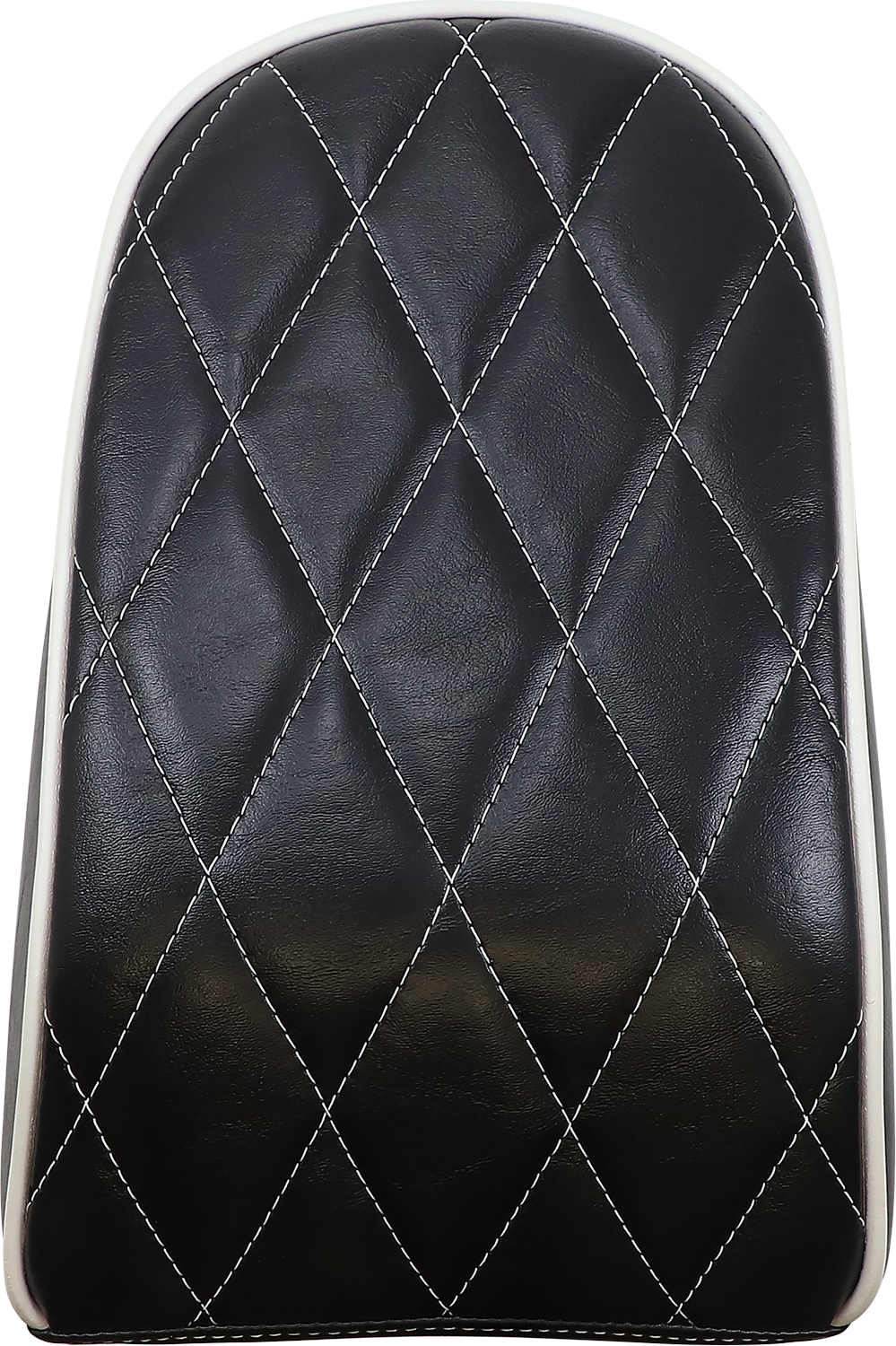LE PERA Bare Bones Pillion Pad - Diamond - Black w/ White Stitch - FLFB/S '18-'23 LYO-007PDMWTP