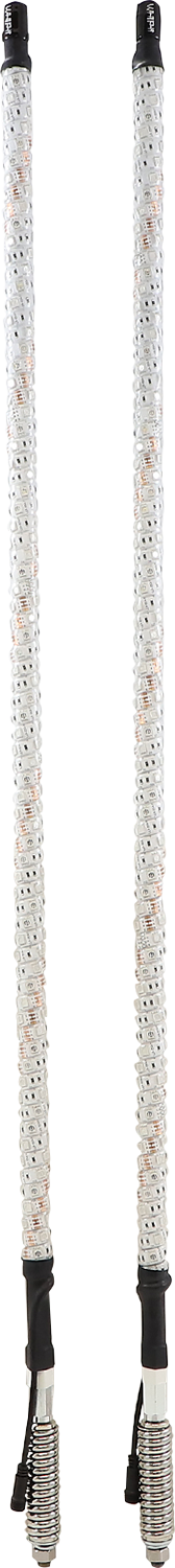 WHIPITLIGHTRODS 3' Light Rod Whip - Pair - White SB-RGBR-232