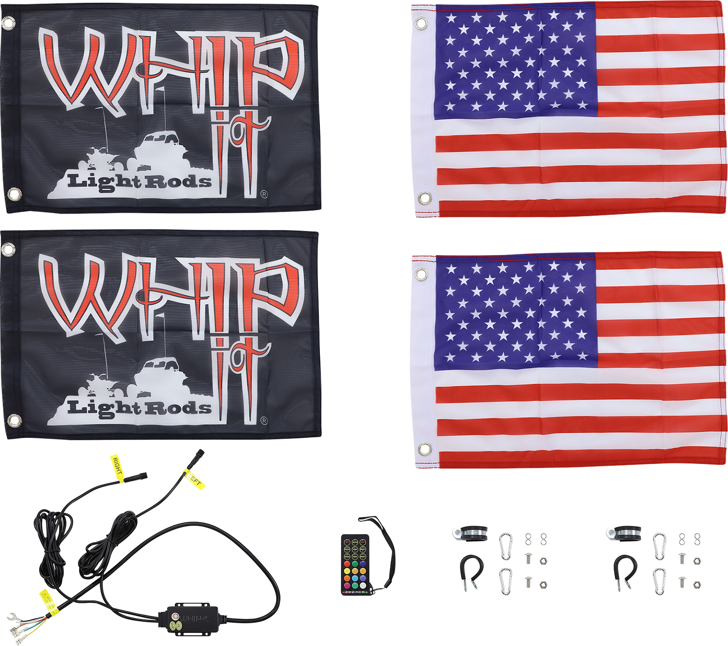 WHIPITLIGHTRODS 6' Light Rod Whip - Chase - Quick Disconnect QD-CHSBTR-162