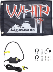 WHIPITLIGHTRODS 5' Light Rod Whip - Chase - Black SB-CHSBTR-151