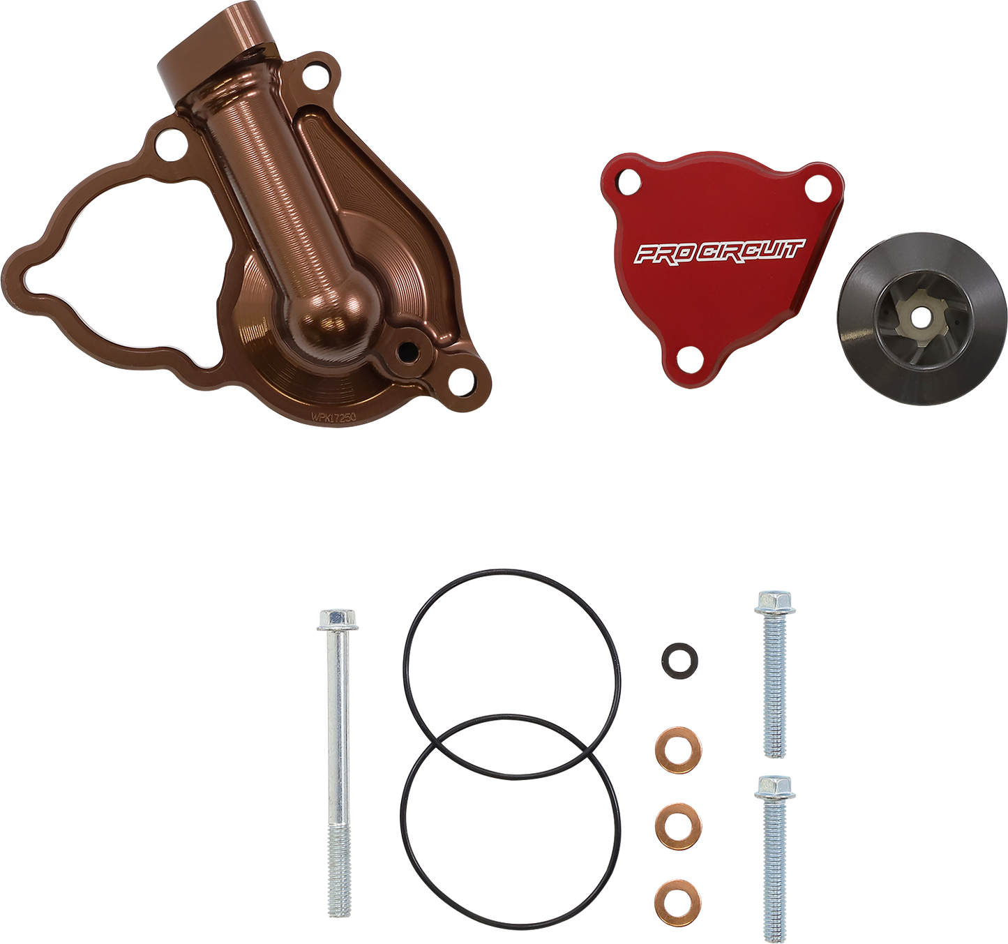 PRO CIRCUIT Water Pump Cover with Impeller - Kawasaki WPK21250