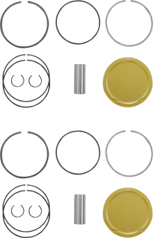 JE PISTONS Piston Kit - 93.00 mm - 9.0:1 CR - Polaris RZR XP Turbo 379457