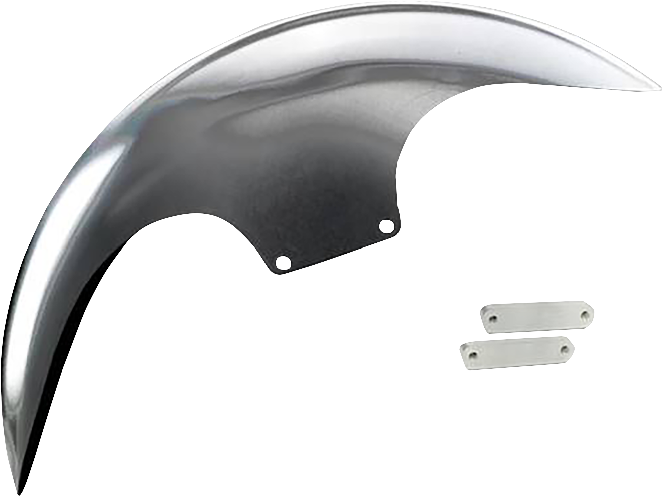 PAUL YAFFE BAGGER NATION Cafe Front Fender - 21" - Satin Adaptors PYO:CAFE-21-14L-S
