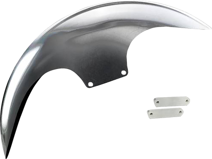 PAUL YAFFE BAGGER NATION Cafe Front Fender - 21" - Satin Adaptors PYO:CAFE-21-14L-S