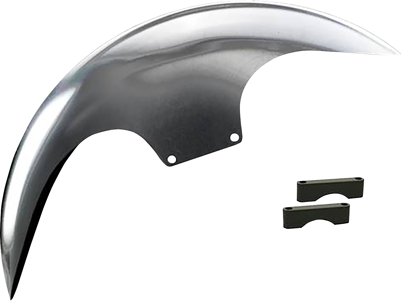 PAUL YAFFE BAGGER NATION Cafe Front Fender - 21" - Black Spacers PYO:CAFE-21-13E-B