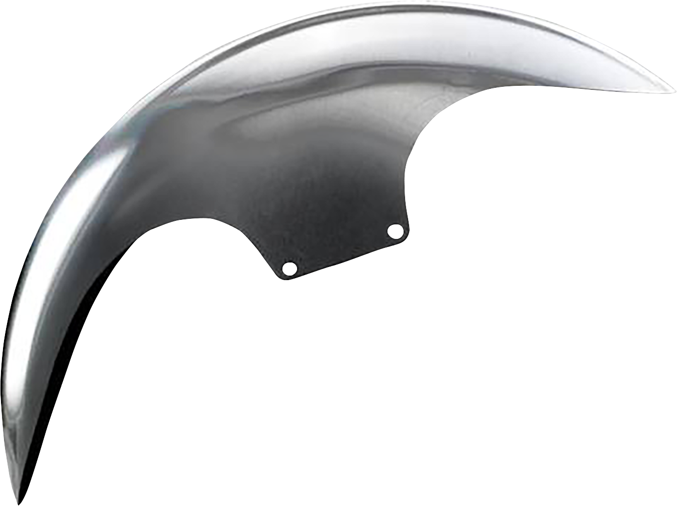 PAUL YAFFE BAGGER NATION Cafe Front Fender - 21" - Chrome Spacers PYO:CAFE-21-13E-C