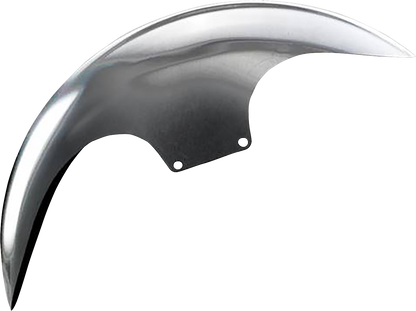 PAUL YAFFE BAGGER NATION Cafe Front Fender - 21" - Chrome Spacers PYO:CAFE-21-13E-C