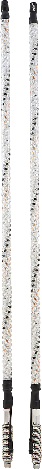 WHIPITLIGHTRODS 3' Light Rod Whip - Chase - Pair - White SB-CHSBTR-232