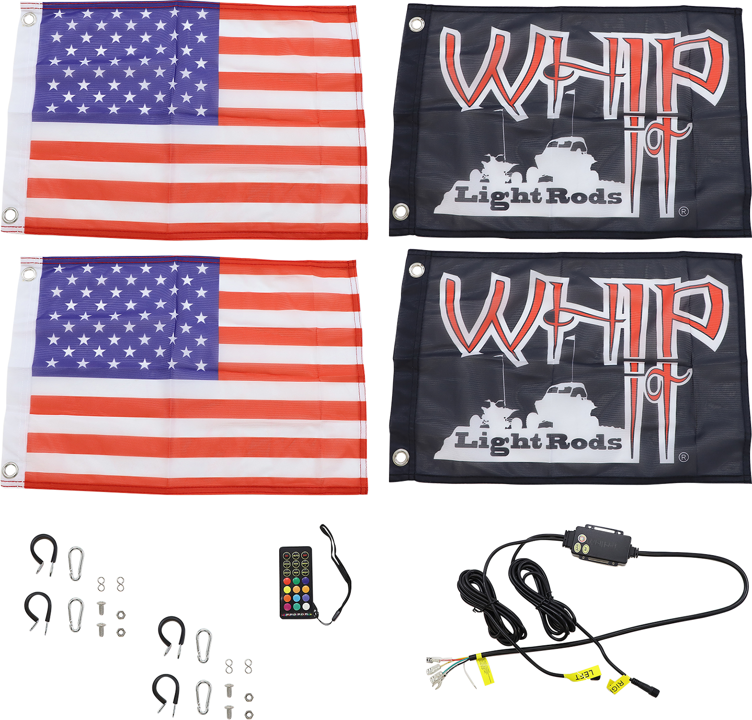 WHIPITLIGHTRODS 3' Light Rod - Magnetic Base MAG-CHSBTR-132