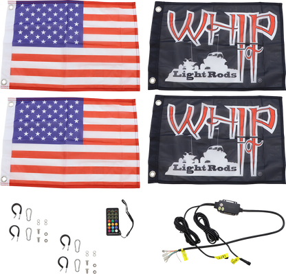WHIPITLIGHTRODS 3' Light Rod - Magnetic Base MAG-CHSBTR-132