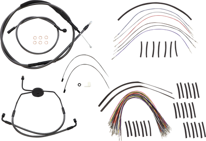 MAGNUM SHIELDING 1-1/4" Viking Handlebar Installation Kit - 14" - Black Pearl™ 48830-414