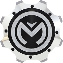 MOOSE OFFROAD Gas Cap - Silver/Black - Polaris 100-4108-PU