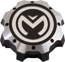 MOOSE OFFROAD Gas Cap - Silver/Black - Polaris 100-4108-PU