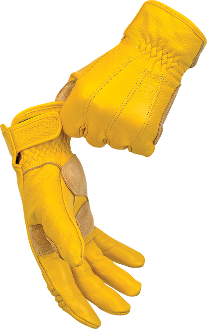 BILTWELL Work 2.0 Gloves - Gold - Small 1510-0707-002