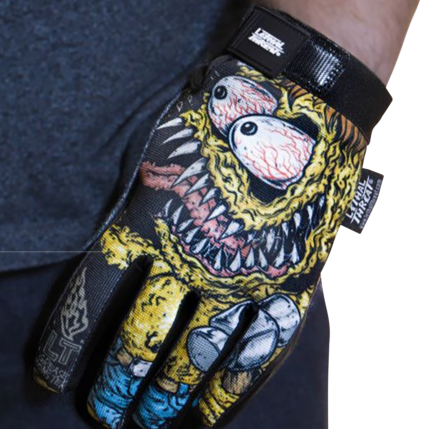 LETHAL THREAT Grease Monster Gloves - Black - XL GL15022XL