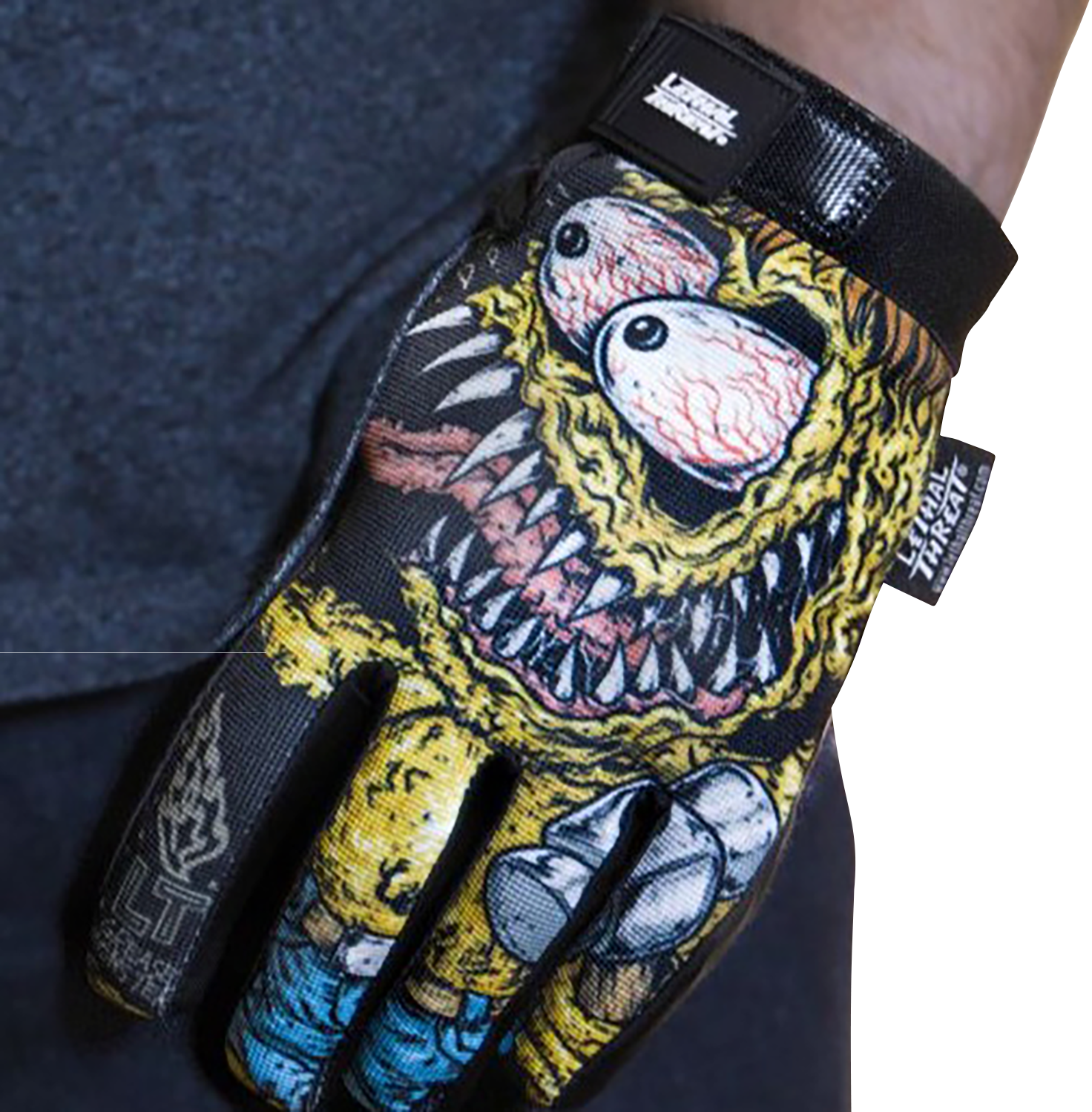 LETHAL THREAT Grease Monster Gloves - Black - XL GL15022XL