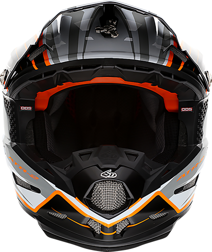 6D HELMETS ATR-2 Helmet - Phase - White/Orange - Large 12-2827