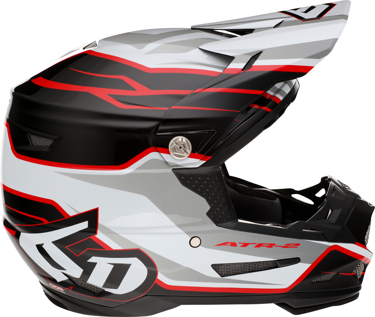 6D HELMETS ATR-2 Helmet - Phase - White/Red - XL 12-2838