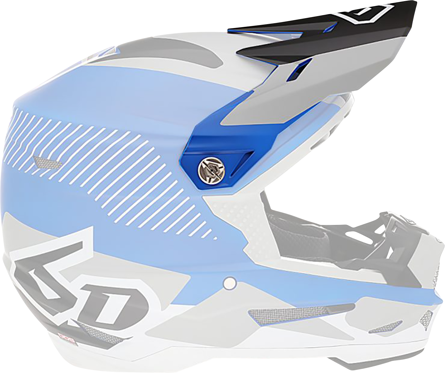 6D HELMETS ATR-2 Visor - Drive - Cyan 72-6096