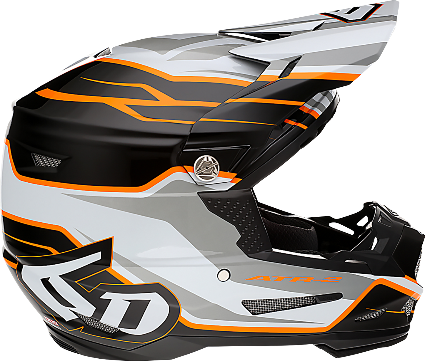 6D HELMETS ATR-2 Helmet - Phase - White/Orange - Small 12-2825