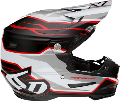6D HELMETS ATR-2 Helmet - Phase - White/Red - 2XL 12-2839