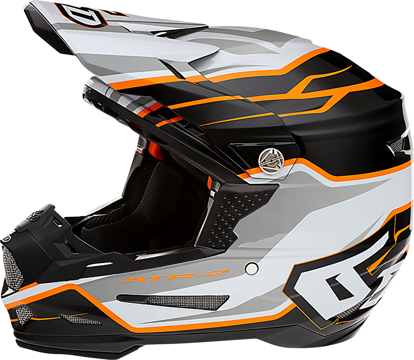 6D HELMETS ATR-2 Helmet - Phase - White/Orange - Small 12-2825