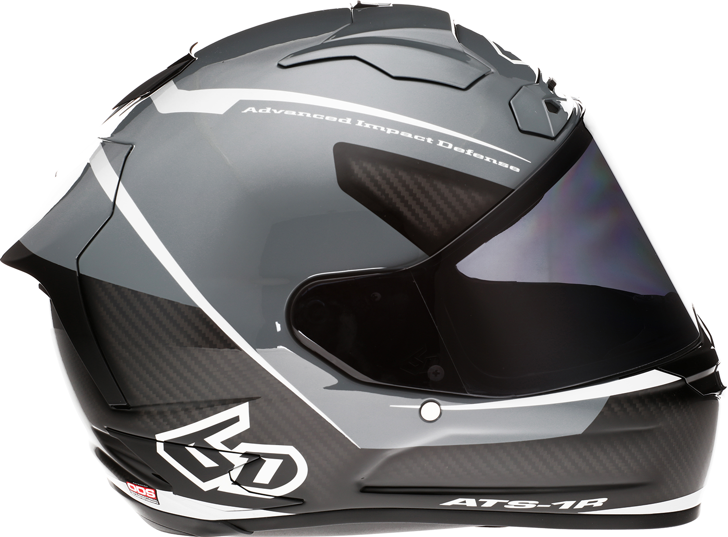 6D HELMETS ATS-1R Helmet - Alpha - Silver - Small 30-0585