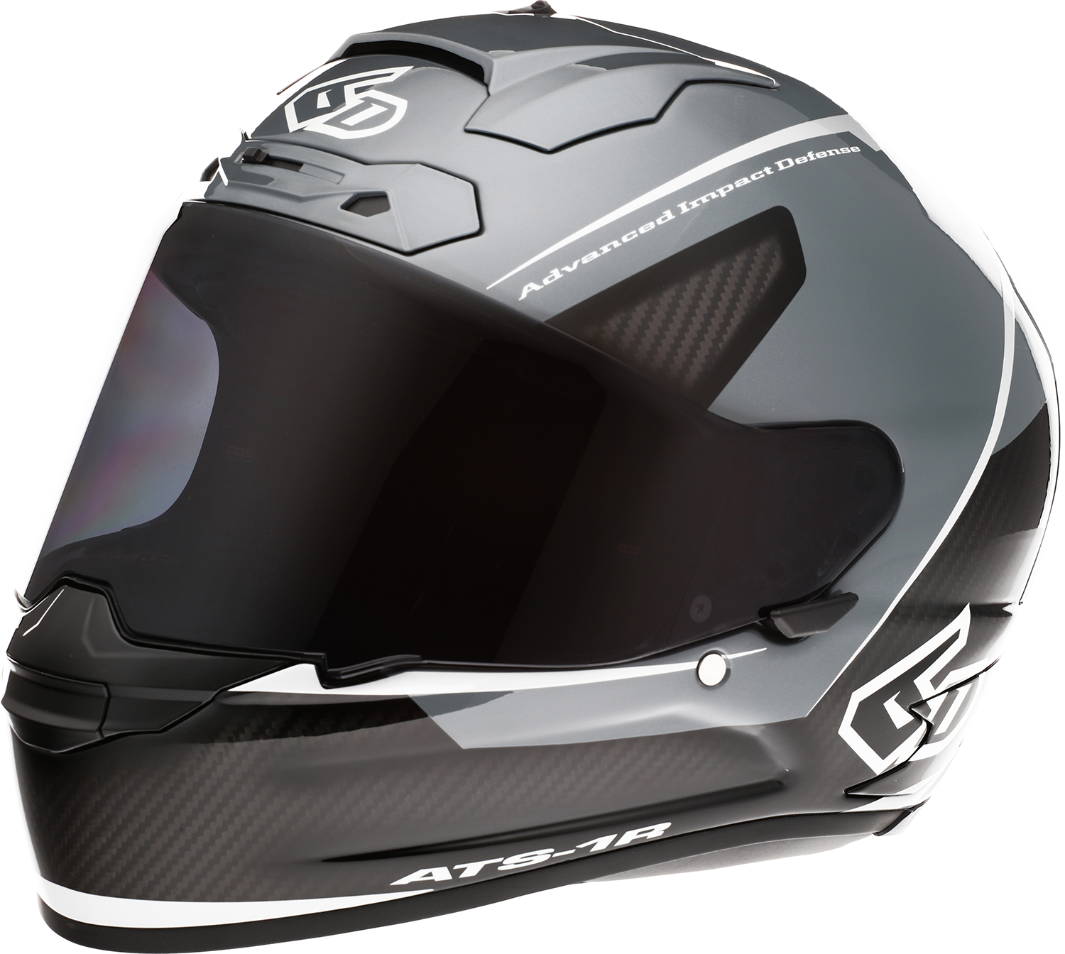 6D HELMETS ATS-1R Helmet - Alpha - Silver - Small 30-0585