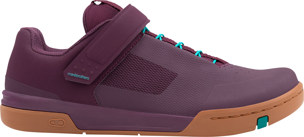 CRANKBROTHERS Stamp Speed Lace Flat Shoes - Purple/Gum - US 12 STS29546A120