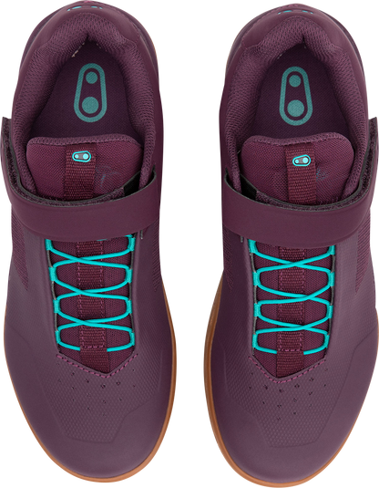 CRANKBROTHERS Stamp Speed Lace Flat Shoes - Purple/Gum - US 11 STS29546A110
