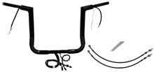 FAT BAGGERS INC. EZ Install Wired 1-1/2" Flat Top Handlebar Kit - 14" - Chrome 601214