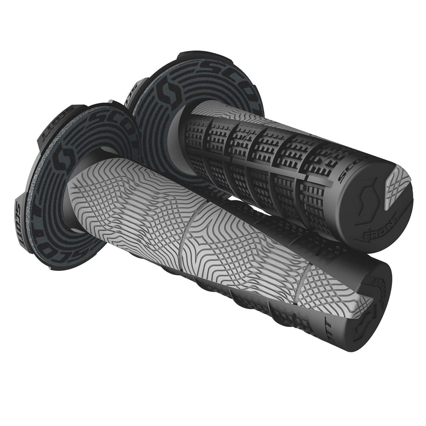 SCOTT Deuce Grips with Donut - Black/Gray 219627-1001