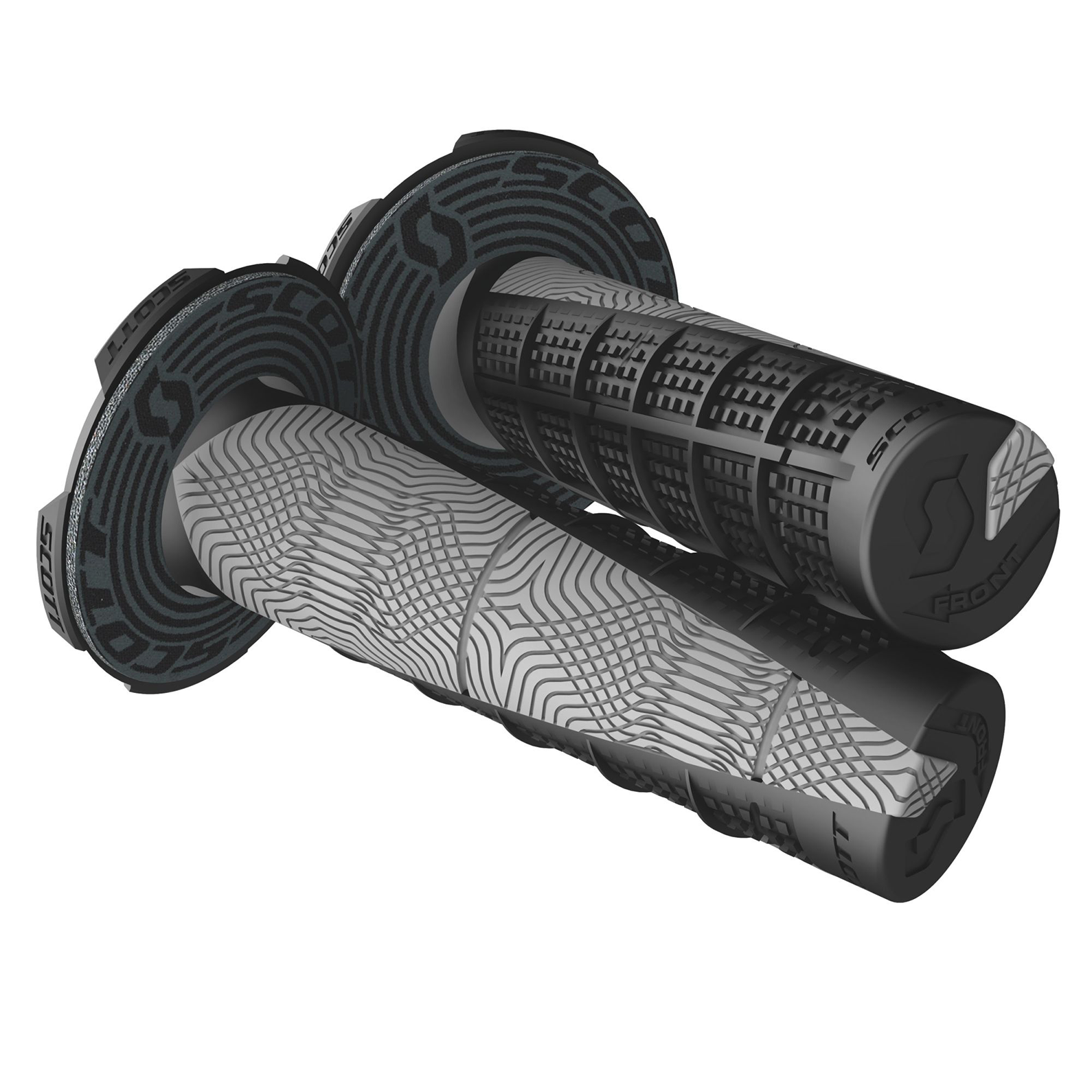SCOTT Deuce Grips with Donut - Black/Gray 219627-1001