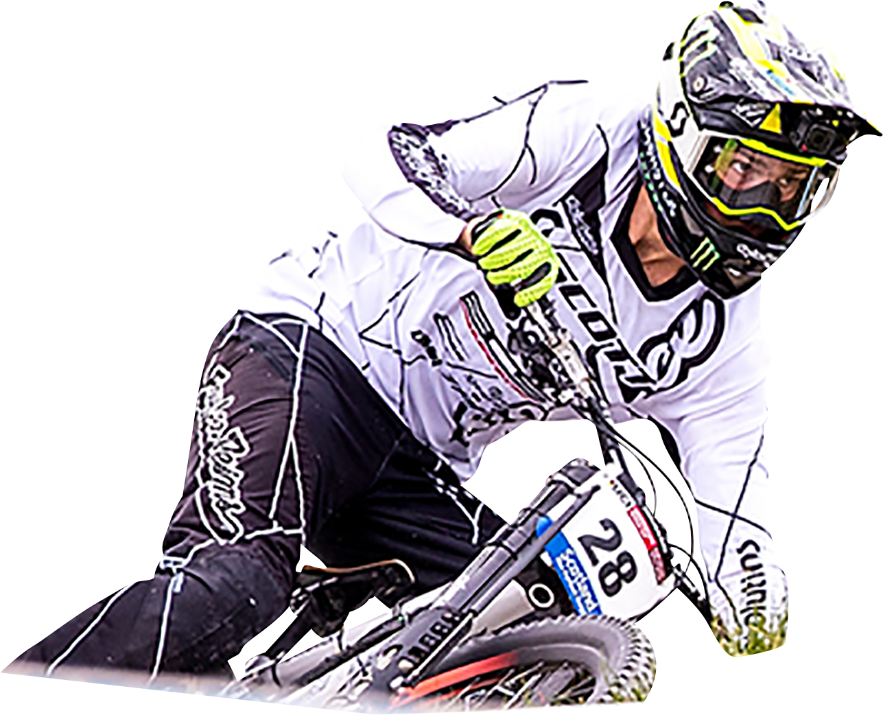 SCOTT Fury Goggle - Camo Gray/Yellow - Silver Chrome Works Lens 272828-7429269