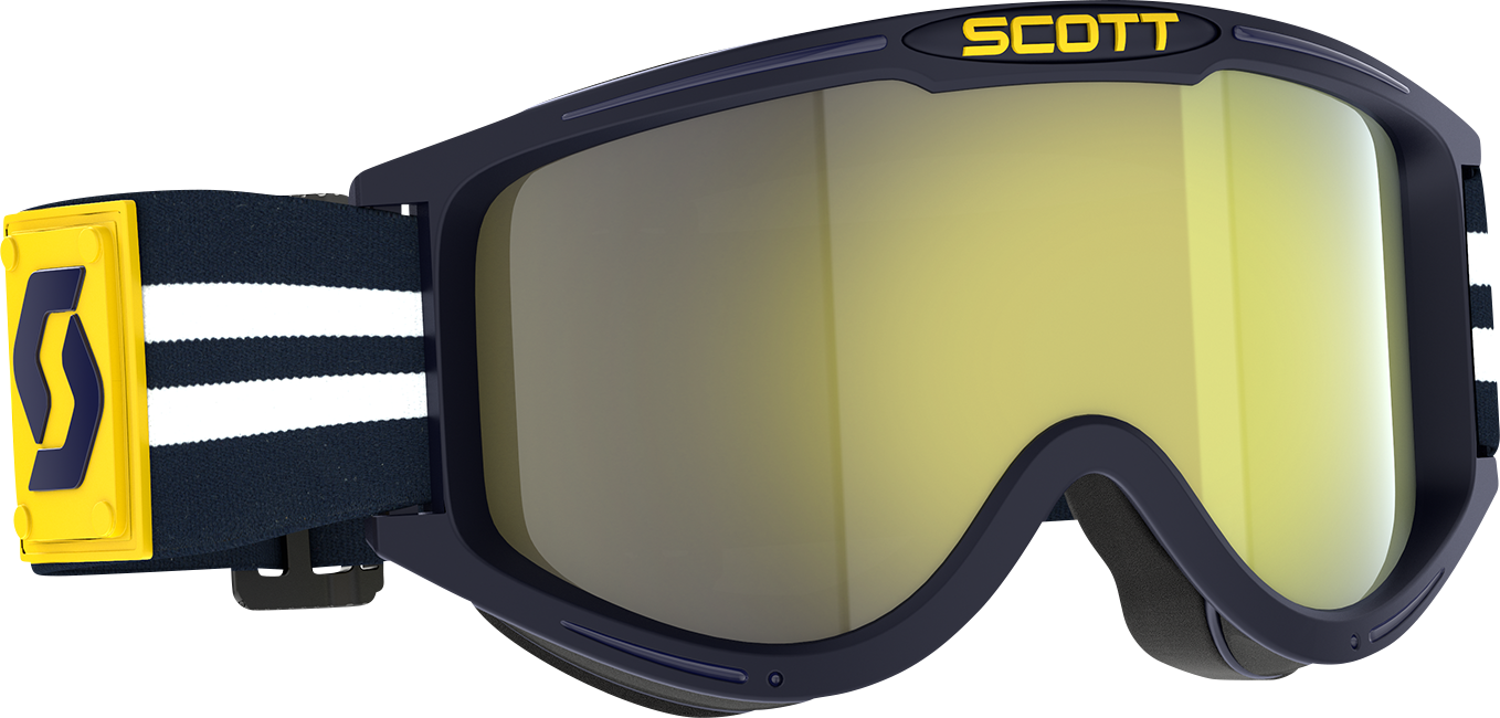 SCOTT 89X Era Goggle - Blue/White - Yellow Chrome Lens 411703-1006179