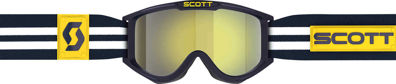 SCOTT 89X Era Goggle - Blue/White - Yellow Chrome Lens 411703-1006179