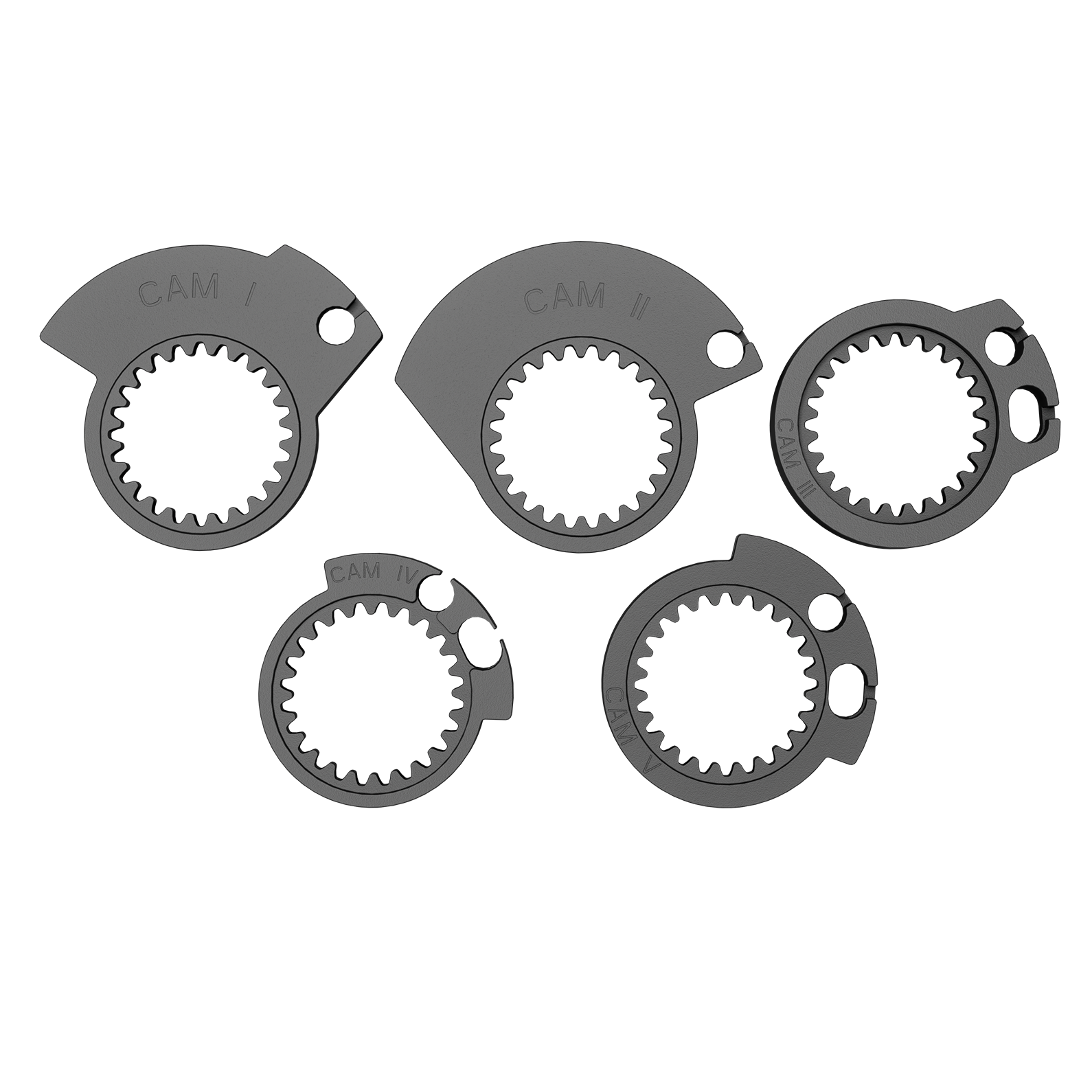 SCOTT SX II Lock-On Grip and Cam Set - Black/Orange 292452-1009222
