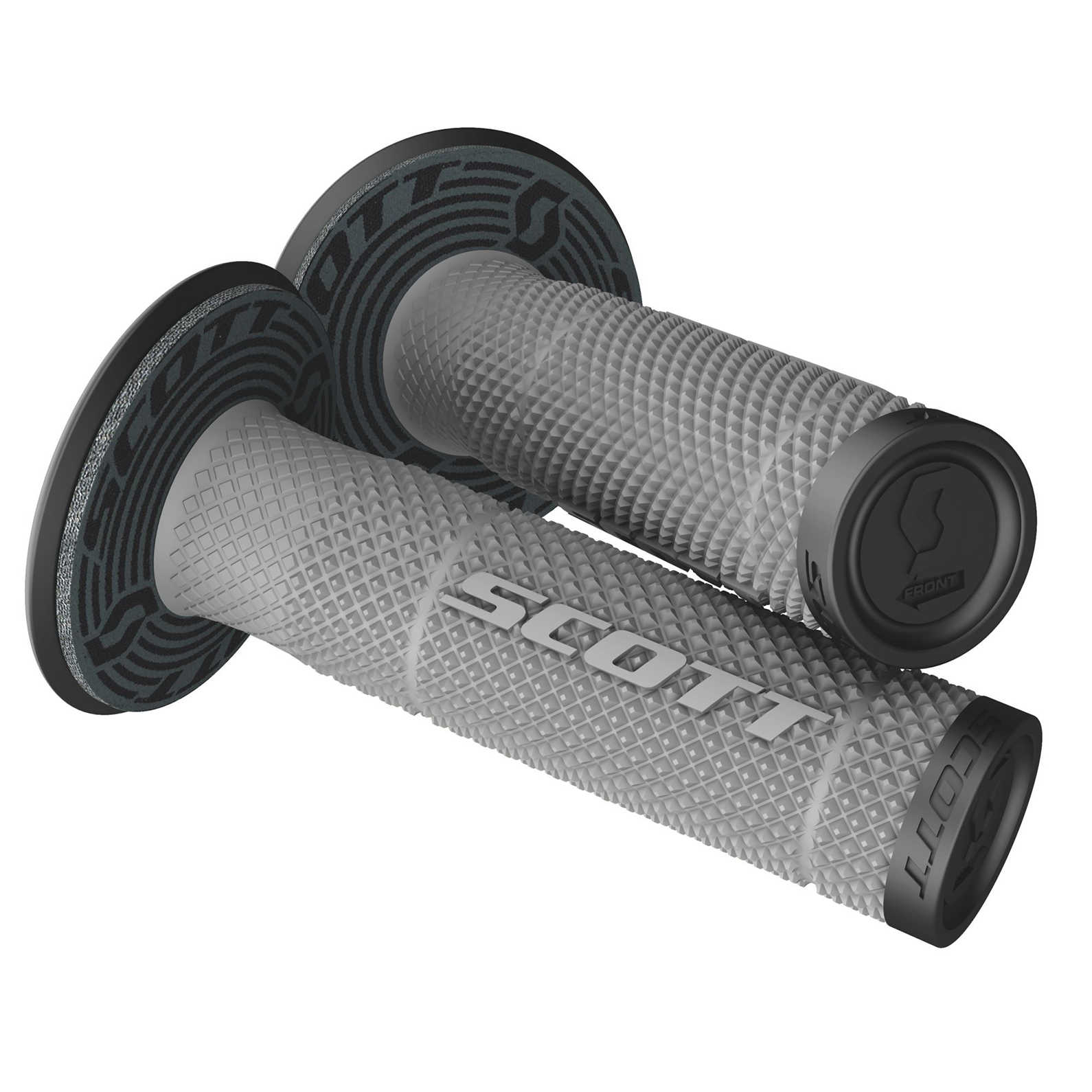 SCOTT SX II + Donut Grips - Gray/Black 219624-1019