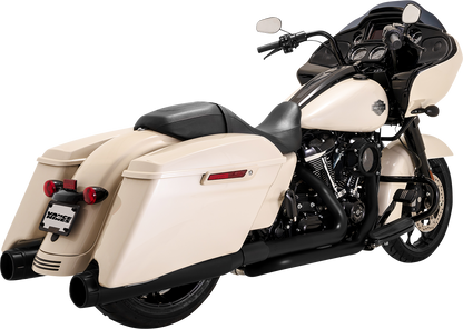 VANCE & HINES Dresser Duals Header System - Black 47351