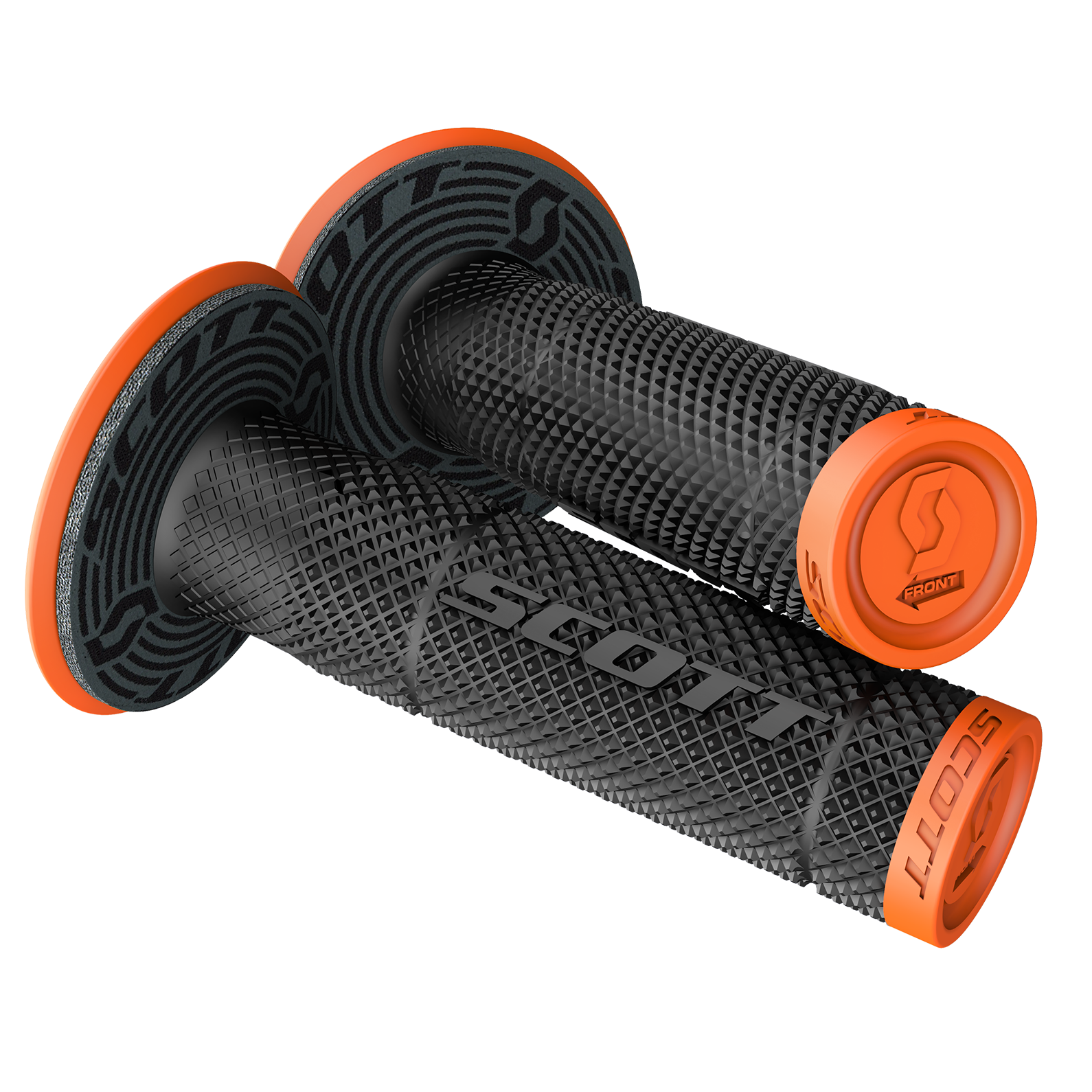 SCOTT SX II + Donut Grips - Orange/Black 219624-5857
