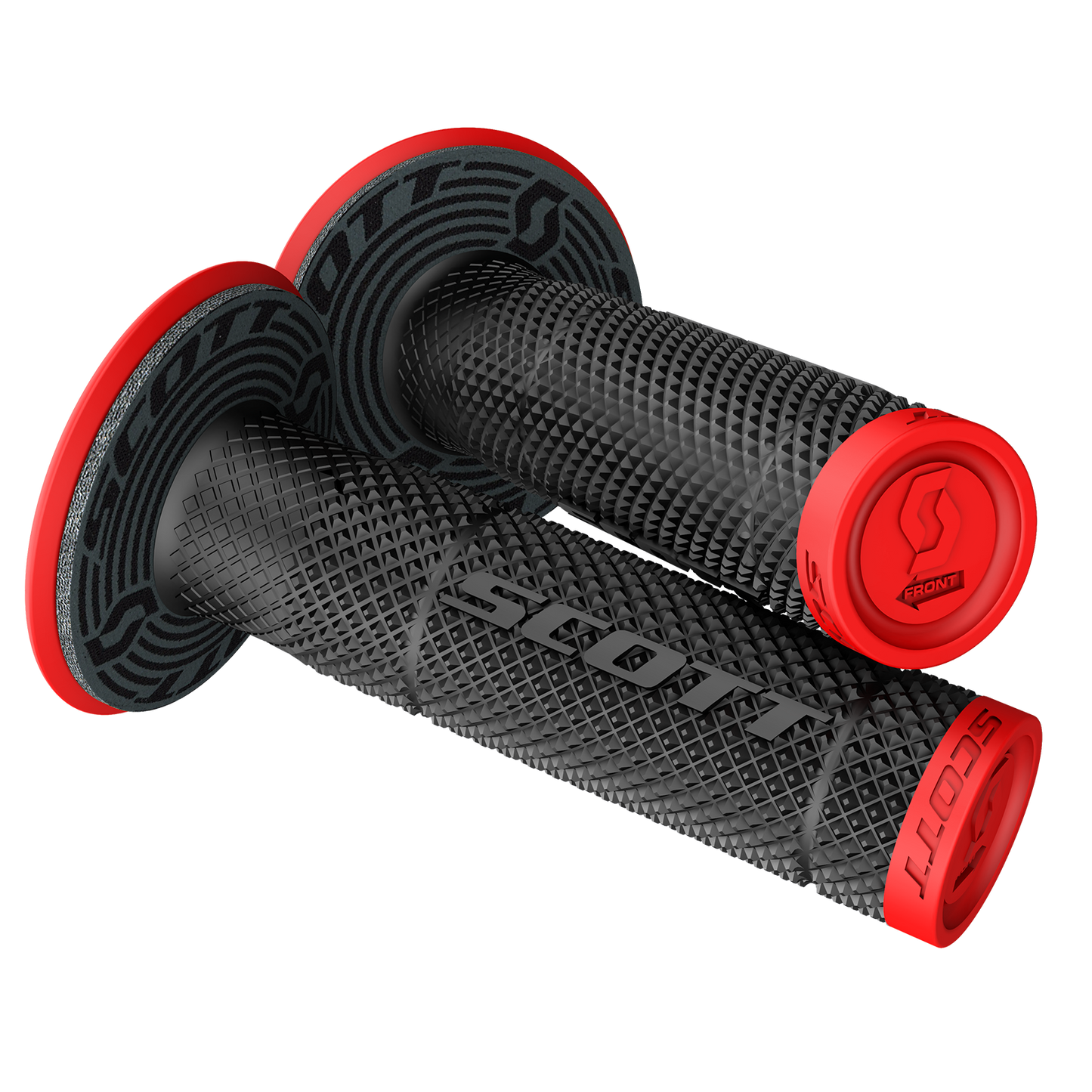 SCOTT SX II + Donut Grips - Red/Black 219624-4959